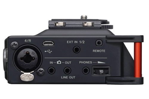 Tascam DR-70D 4-channel audio recorder for HDSLR cameras